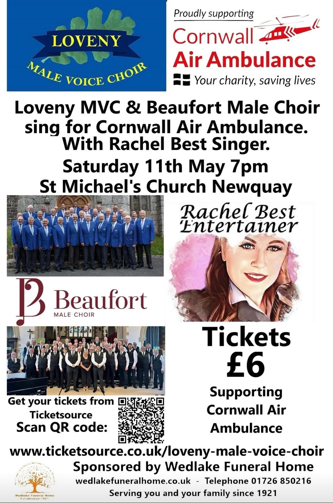 Joint Concert with Loveny Male Voice Choir in Newquay, Cornwall ...